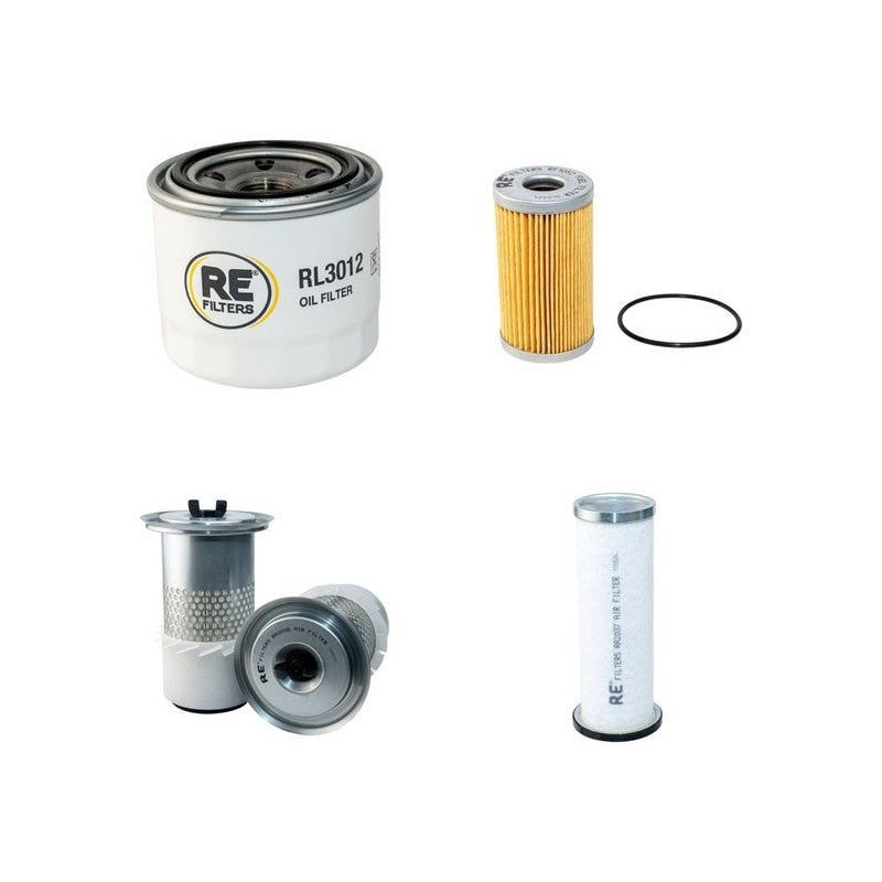 Terex 3500H Filter Service Kit Air Oil Fuel Filters with Yanmar 4TNE84 Engine