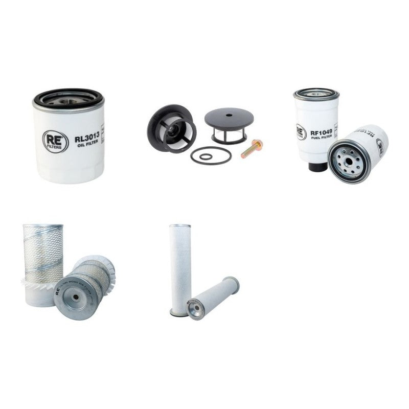 Terex 3512 Telelift Filter Service Kit Air Oil Fuel Filters with Deutz BF4M2011 Engine YR 2007-