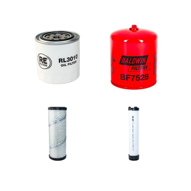 Terex PS3500H Filter Service Kit Air Oil Fuel Filters with Kubota V 2203M Engine