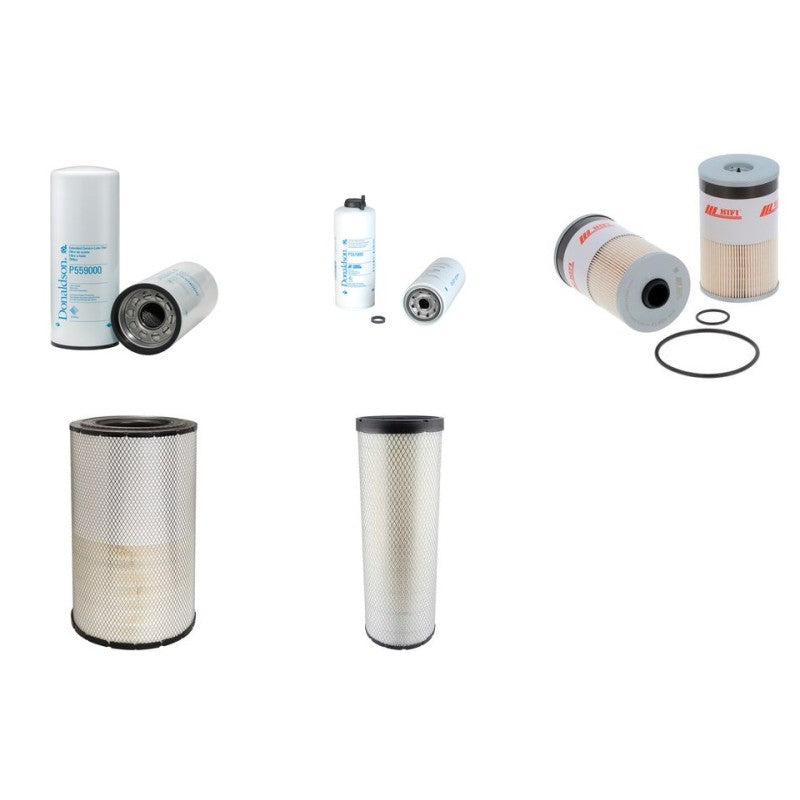 Terex TA27 Filter Service Kit Air Oil Fuel Filters with Cummins QSM11 Engine
