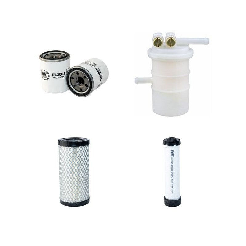 Terex TC15 Filter Service Kit with Mitsubishi L3E Engine Air, Oil, Fuel Filters