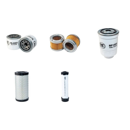 Terex TC16TD Filter Service Kit Air Oil Fuel Filters with Mitsubishi L3E BI-ENERGIE Engine YR 2014