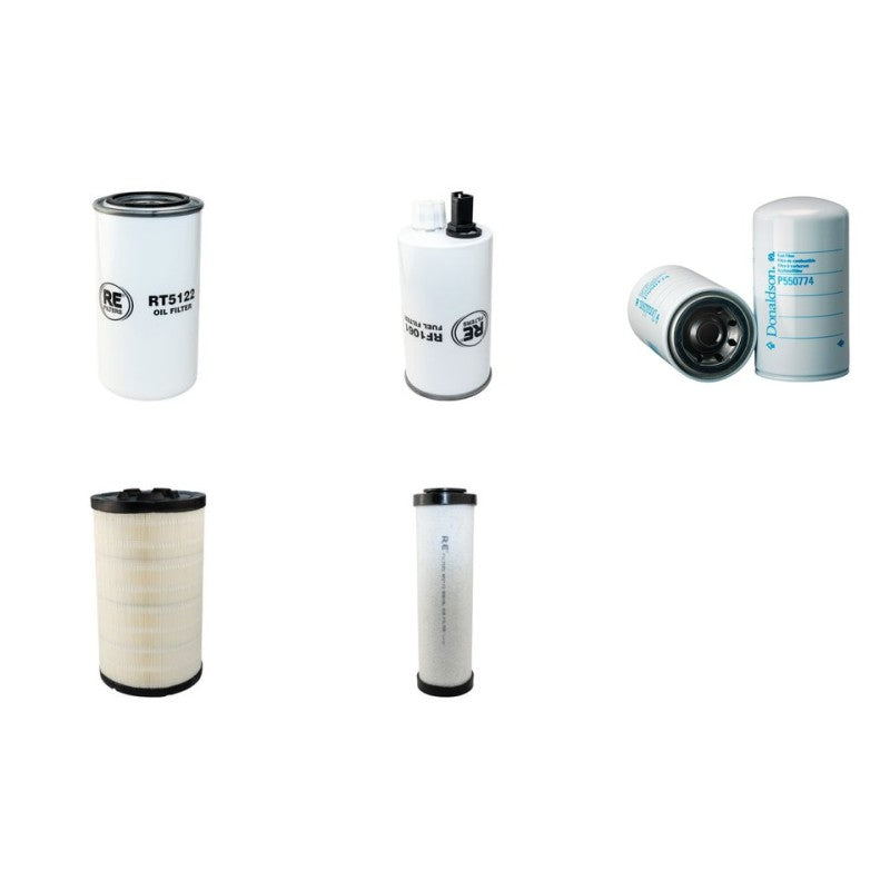 Terex TC240 Filter Service Kit Air Oil Fuel Filters with Cummins QSB6.7 Engine YR 2007-