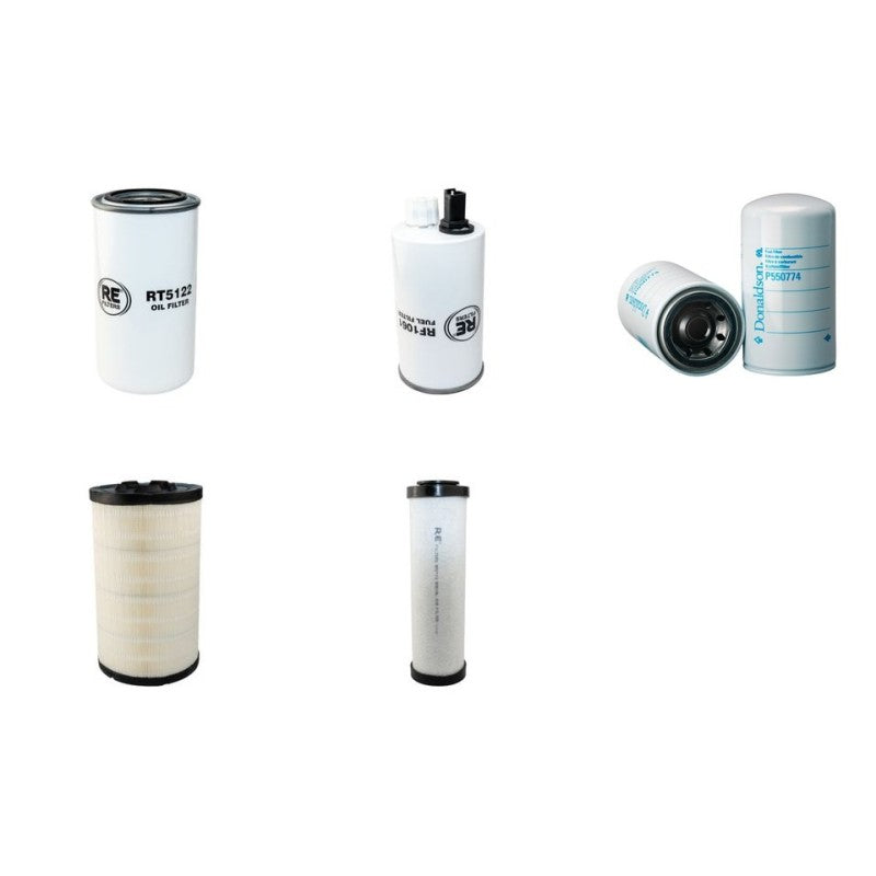 Terex TC260 Filter Service Kit Air Oil Fuel Filters with Cummins QSB 6.7 Engine YR 2007-