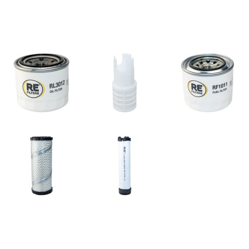Terex TC50 Filter Service Kit Air Oil Fuel Filters with Yanmar 4TNV88 Engine Serial Number 0353-
