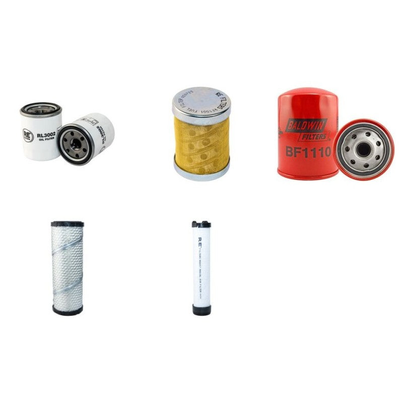 Terex TC60 Filter Service Kit Air Oil Fuel Filters with Mitsubishi S4Q2 Engine Serial Number 402