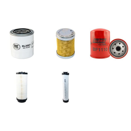 Terex TC60 Filter Service Kit Air Oil Fuel Filters with Mitsubishi S4Q2 Engine Serial Number 0403-