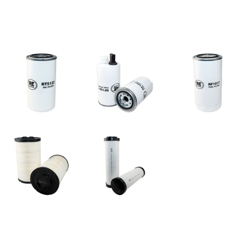 Terex TG150 Filter Service Kit Air Oil Fuel Filters with Cummins Engine YR 2008-