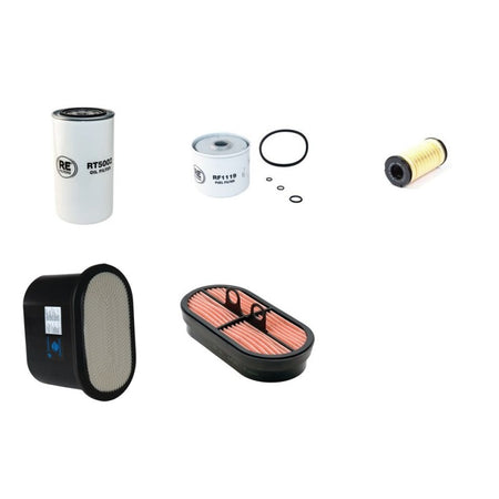 Terex TLB840 Filter Service Kit Air Oil Fuel Filters with Perkins 1104-44TA Tier 3 Engine