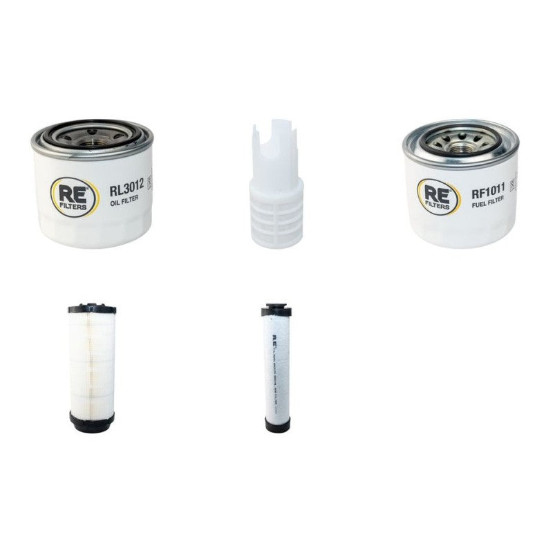Terex TW70(FL)Filter Service Kit Air Oil Fuel Filters with Yanmar 4TNV 98Z Engine Serial Number 232- YR 2008-