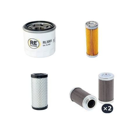 TEUPEN LEO15GT Filter Service Kit w/Kubota Z482 Eng.