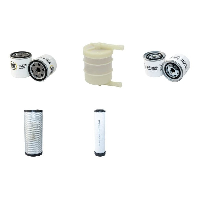Thwaites 8000H Filter Service Kit Air Oil Fuel Filters with Perkins KR80701 engine