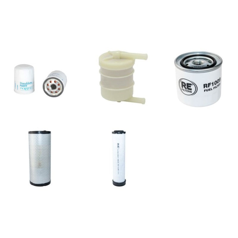 Thwaites 8000H Filter Service Kit Air Oil Fuel Filters with Perkins/Shibaura engine