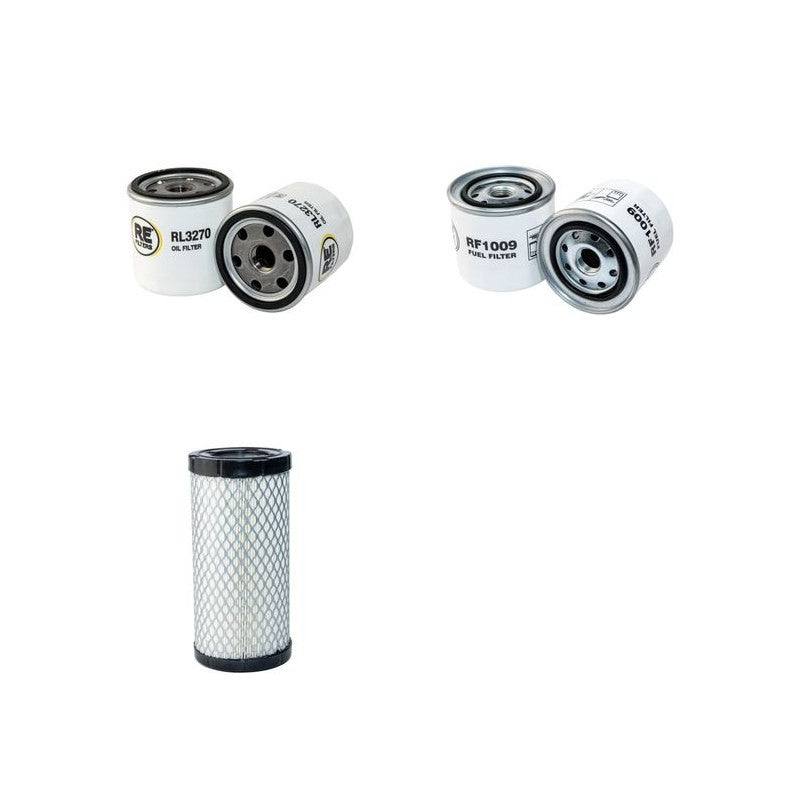 Thwaites Mach 006 Filter Service Kit with Perkins KD engine Air, Oil, Fuel Filters