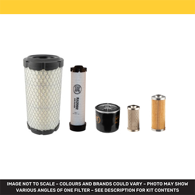 Thwaites Mach 201 Filter Service Kit Air Oil Fuel Filters with Yanmar 3TNV76-KWA engine 2013-