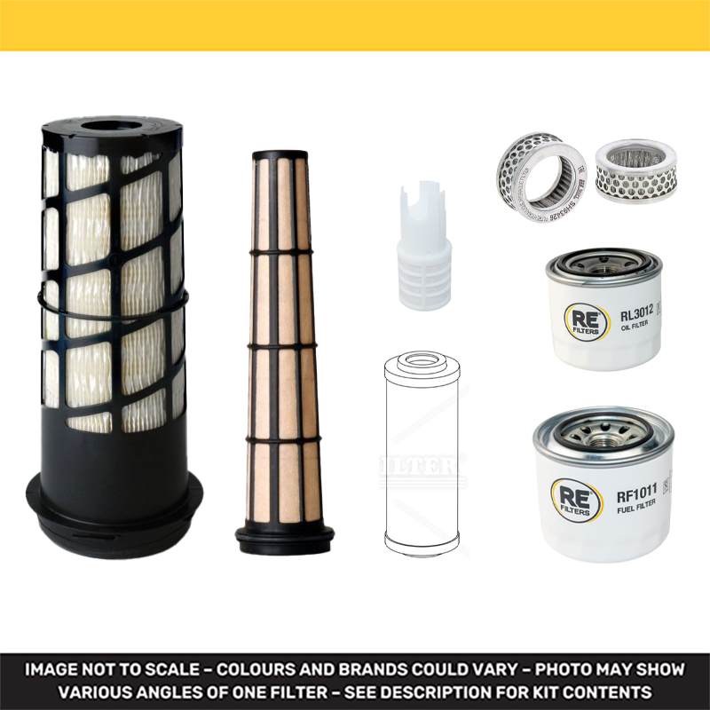 Thwaites MACH 2080 Filter Service Kit with Yanmar 3TNV88-BWWA engine year 2021-