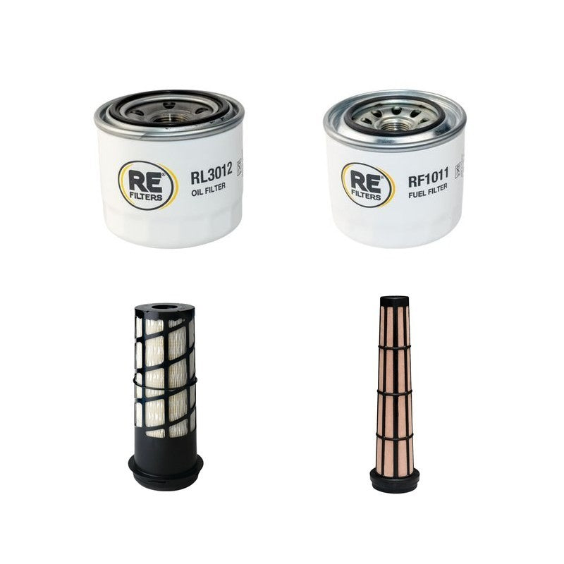 Thwaites Mach 422 Filter Service Kit Air Oil Fuel Filters with Yanmar engine