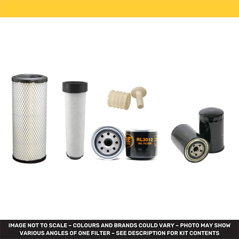 Thwaites Mach 475 Filter Service Kit Air Oil Fuel Filters with Yanmar 4TNV88 engine YR 2014
