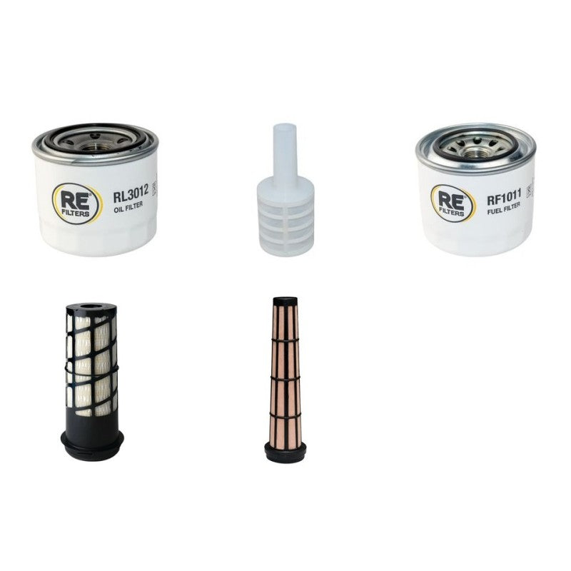 Thwaites Mach 580 Filter Service Kit Air Oil Fuel Filters with Yanmar 3TNW88-XWA2 engine YR 2011-