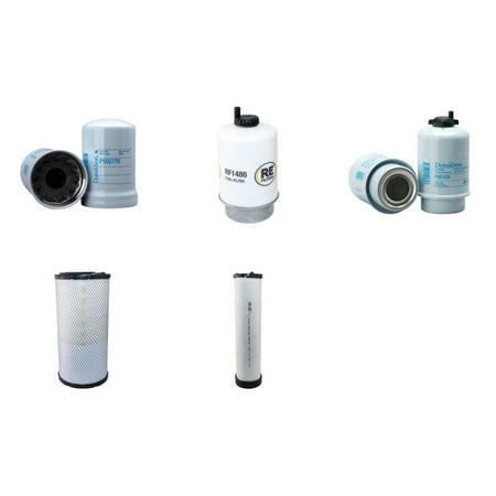TIMBERJACK 1110D Filter Service Kit Air Oil Fuel Filters w/JD Eng. SN 1121-2300 YR 2004-