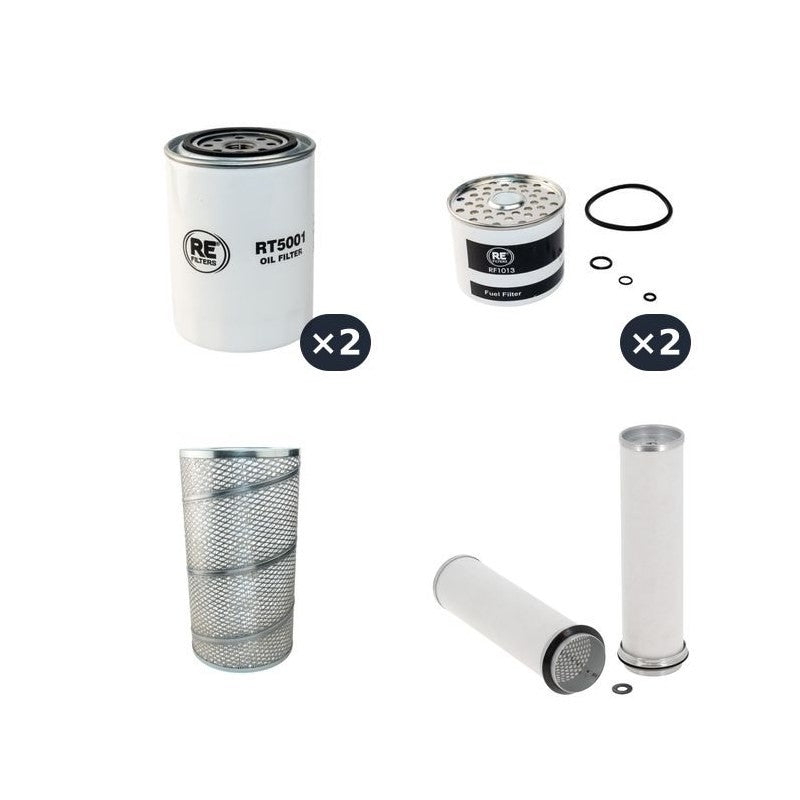 TIMBERJACK 1210 Filter Service Kit Air Oil Fuel Filters w/Perkins 1006.6T Eng.