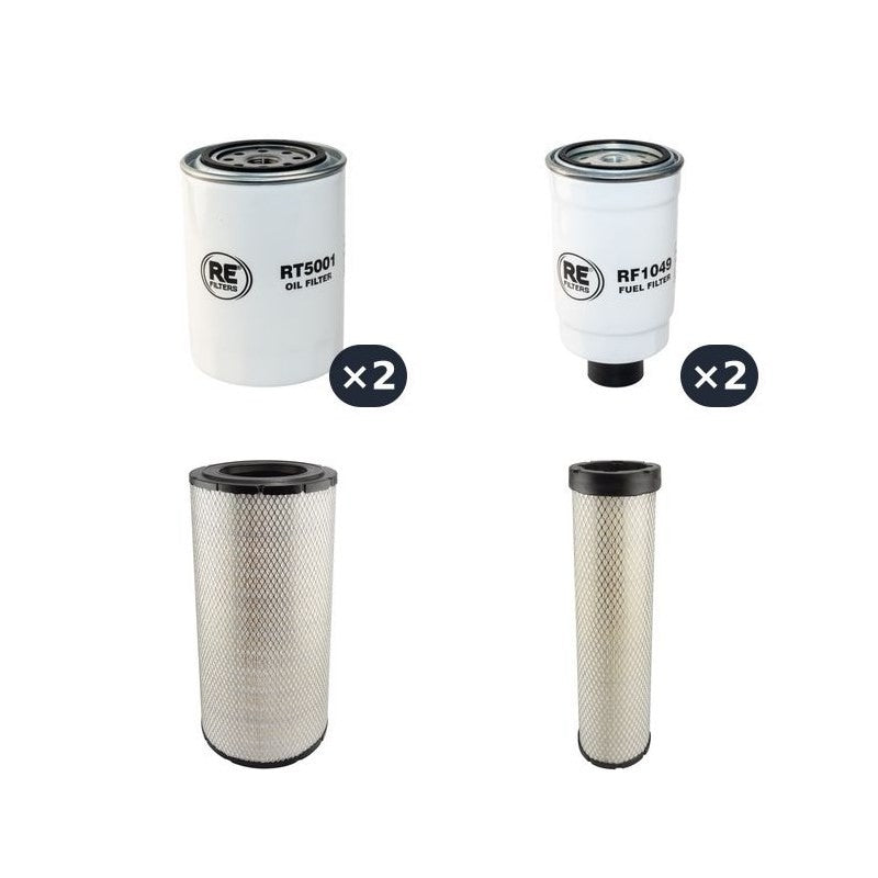TIMBERJACK 1410 Filter Service Kit Air Oil Fuel Filters w/Perkins 1006.60TW Eng.