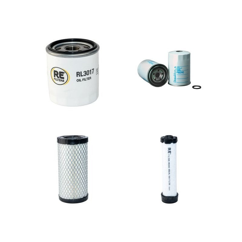 Toro GreensMaster 3250D Filter Service Kit with Briggs-Stratton Vanguard Engine Air, Oil, Fuel Filters