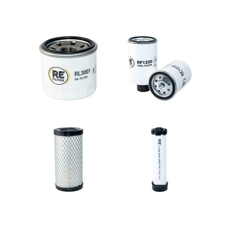 Toro GreensMaster 3250D Filter Service Kit with Kubota D 902 Engine Air, Oil, Fuel Filters