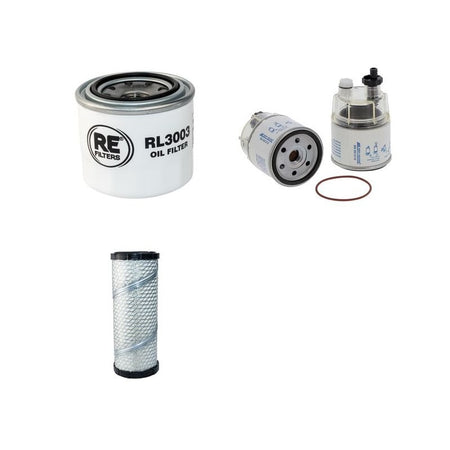 Toro GroundsMaster 228D Filter Service Kit Air Oil Fuel Filters with Kubota D1105 Engine Year 2004