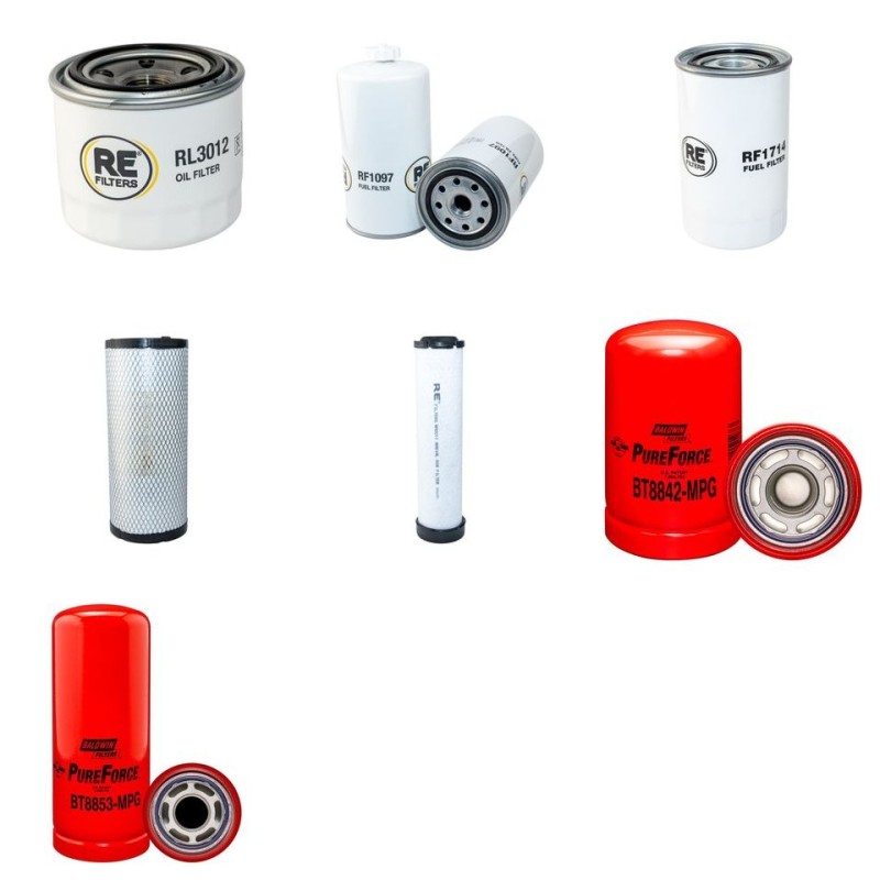Toro GroundsMaster 4010D Filter Service Kit with Yanmar 4Tnv86Ct-Dtr Engine 2015-