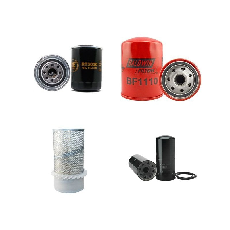 Toro GroundsMaster 580D Model 3058 Filter Service Kit with Mitsubishi Engine