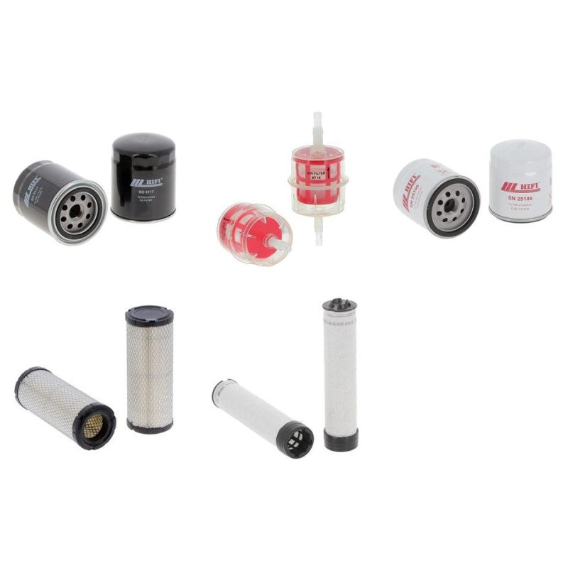 Towerlight VT 1 SUPER LIGHT Filter Kit with Kubota D 1105-EU 2 engine 2010-