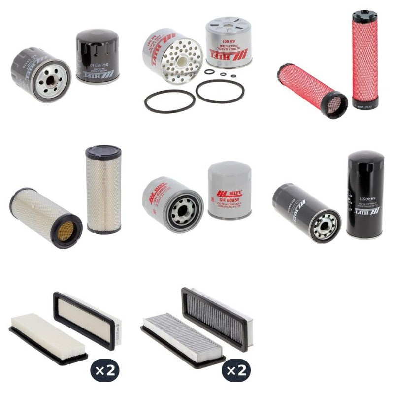Tym T 503 Filter Kit with Perkins 404D-22 engine 2015-