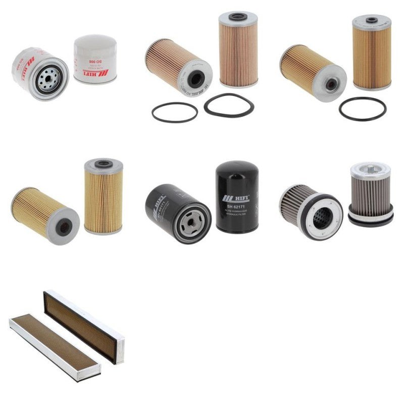 Ursus 1222 Filter Kit with Zetor 8701.1/12 engine 1984-2009
