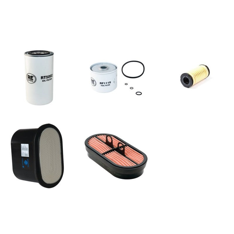 URSUS C380M Filter Service Kit Air Oil Fuel Filters w/Perkins 1104D Eng. YR 2015 75KW