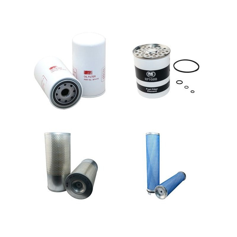 VALMET 6350HI Filter Service Kit Air Oil Fuel Filters w/420DSRE/DWRE Eng.