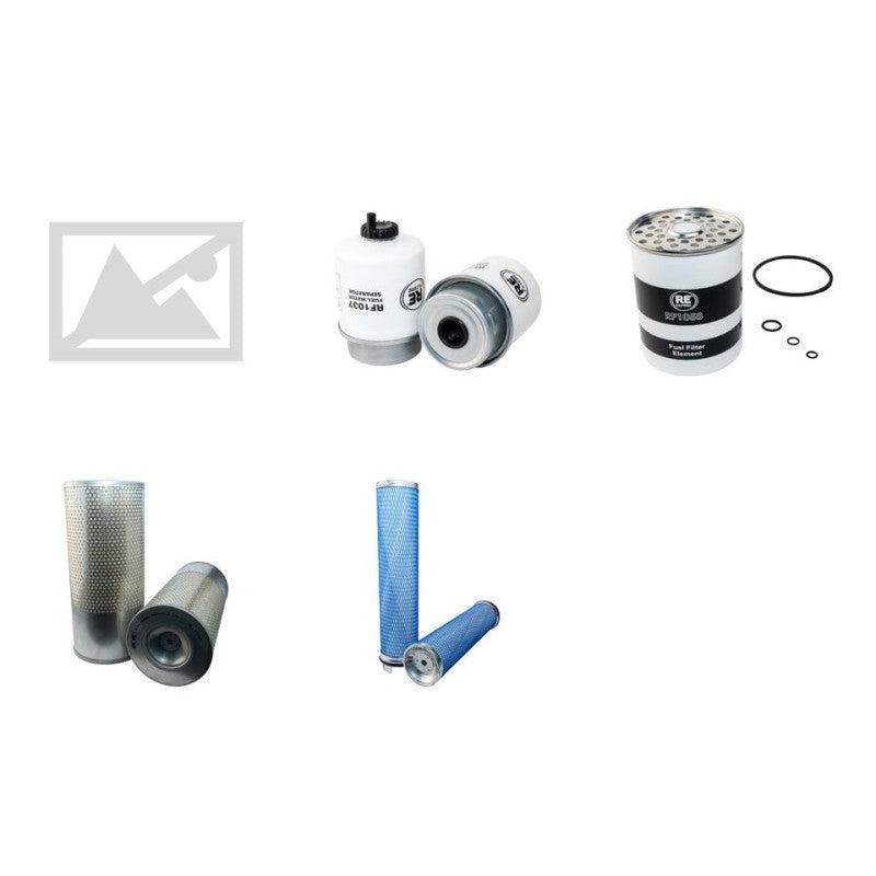 VALTRA 800 Filter Service Kit Air Oil Fuel Filters w/VALMET 420DR Eng. YR 1998- 80 CH