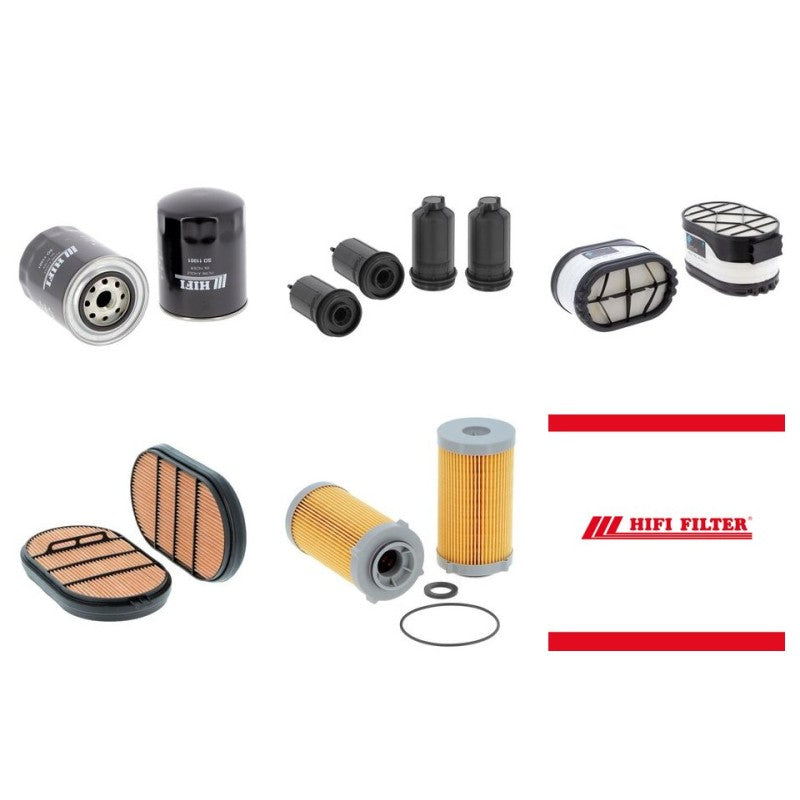 Valtra Q 245 Engine Filter Kit with Agco Power 74 LFTN-D5 engine 2022-2025