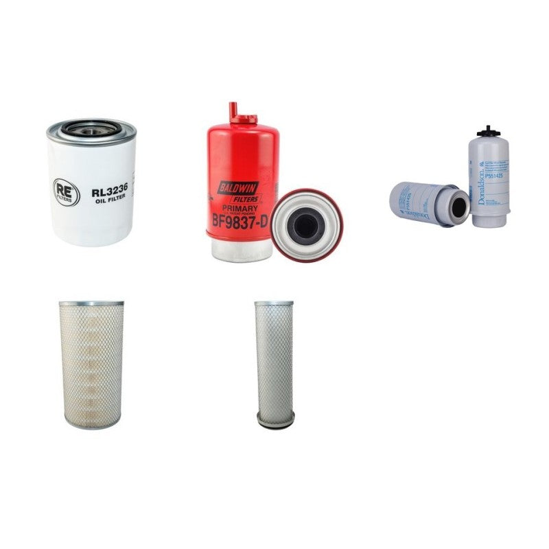 VALTRA T130 Filter Service Kit Air Oil Fuel Filters w/620 DSRE Eng. YR 1.02-