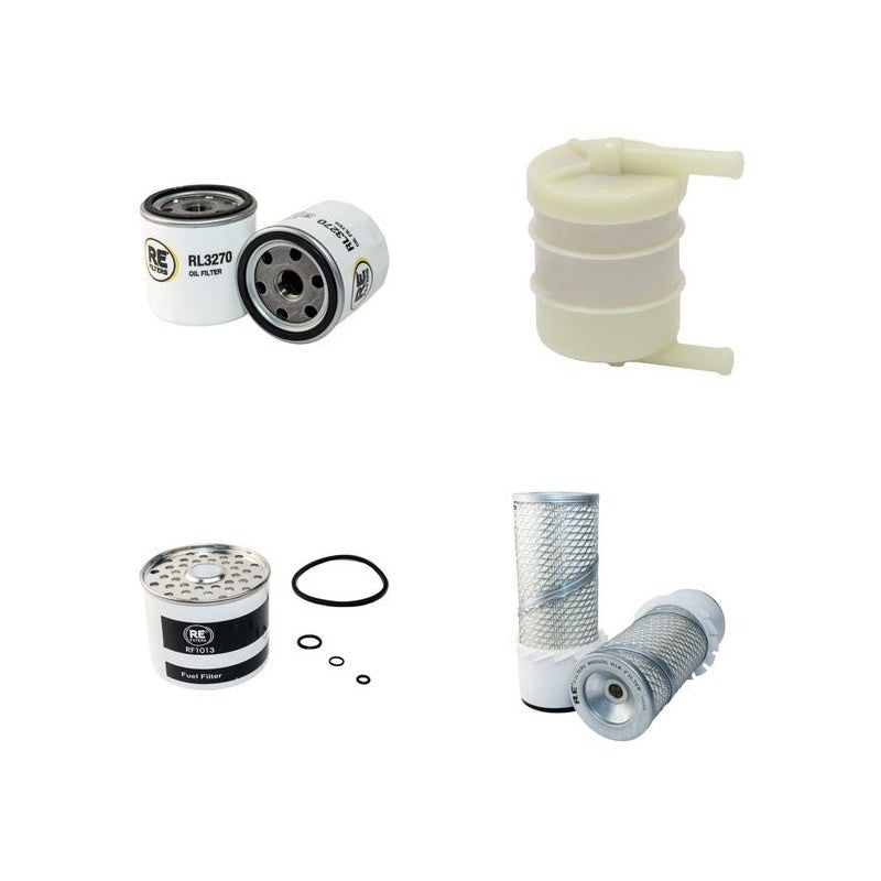 VENIERI VF1.33B Filter Service Kit Air Oil Fuel Filters w/Perkins Eng. YR 2004-