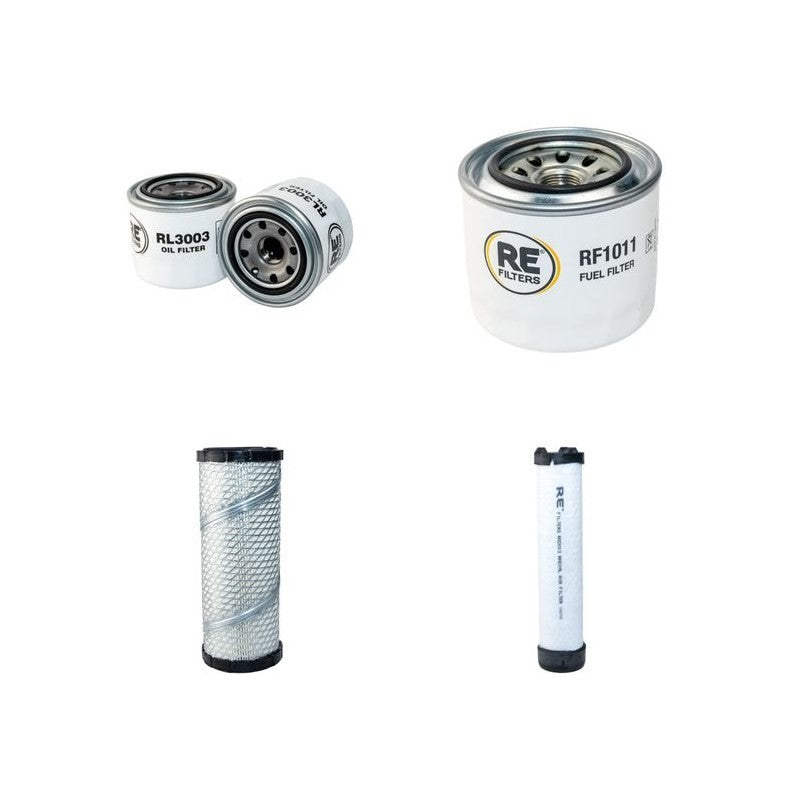 VERMEER SC372 Filter Service Kit Air Oil Fuel Filters w/Yanmar 3TNV88-TIER4 Eng.