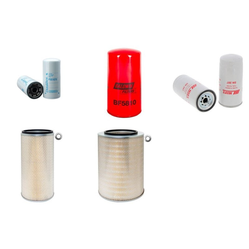VERMEER T850 Filter Service Kit w/GM 6V92TA Eng.