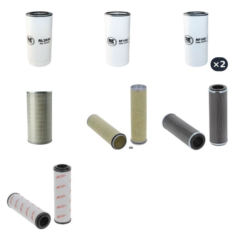 VOGELE SUPER 2100-2 Filter Service Kit w/Deutz TCD2012L062V Eng. SN 7190001- YR 2005-