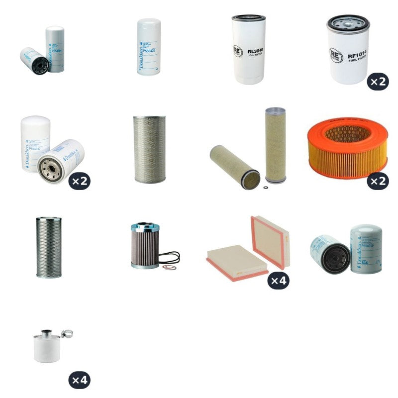 Volvo A25C Filter Service Kit with Volvo TD 73KCE/KCH engine