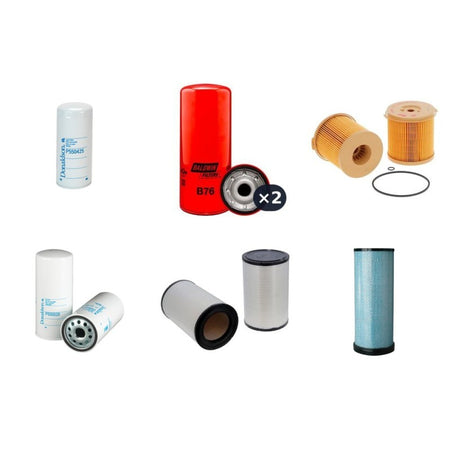 Volvo A 60 H Filter Service Kit with Volvo D16J-TIER IV engine Air Oil Fuel