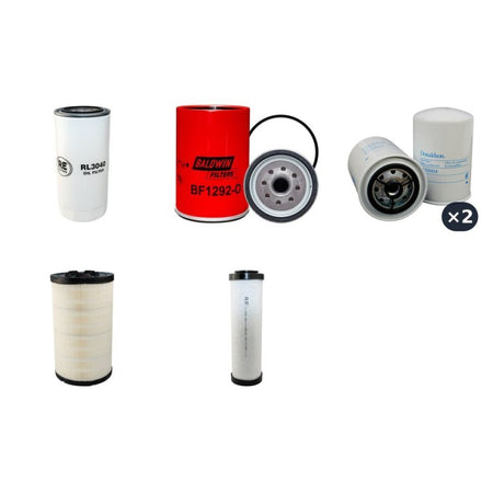 Volvo ABG6870 Filter Service Kit Air Oil Fuel Filters with Deutz TCD2013L04-2V engine Serial No 20735- YR 2009-