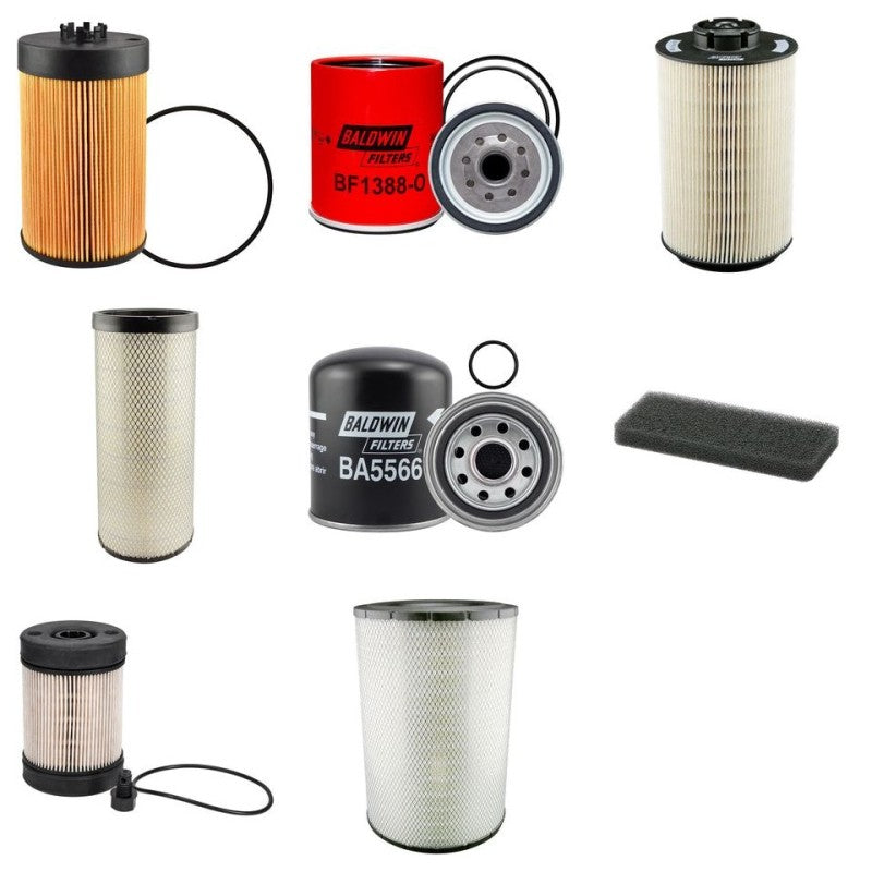 VOLVO BUS - CAR FLIII260 Filter Service Kit w/D7F260 Eng. YR 5.2013-