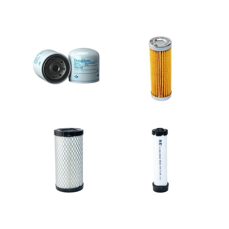 Volvo DD14 Filter Service Kit Air Oil Fuel Filters with Kubota D722 engine YR 2008