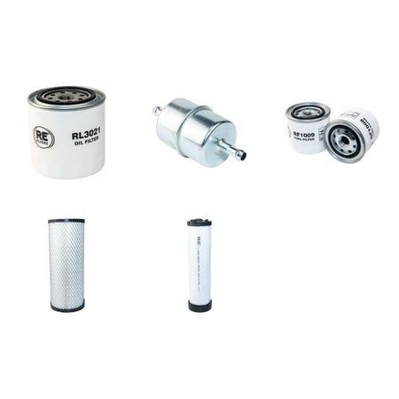 Volvo DD28HF Filter Service Kit Air Oil Fuel Filters with Kubota V2203 engine YR 2003-