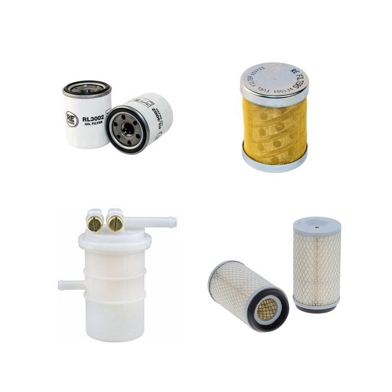 Volvo EB22.4 Filter Service Kit Air Oil Fuel Filters Serial No 16700-